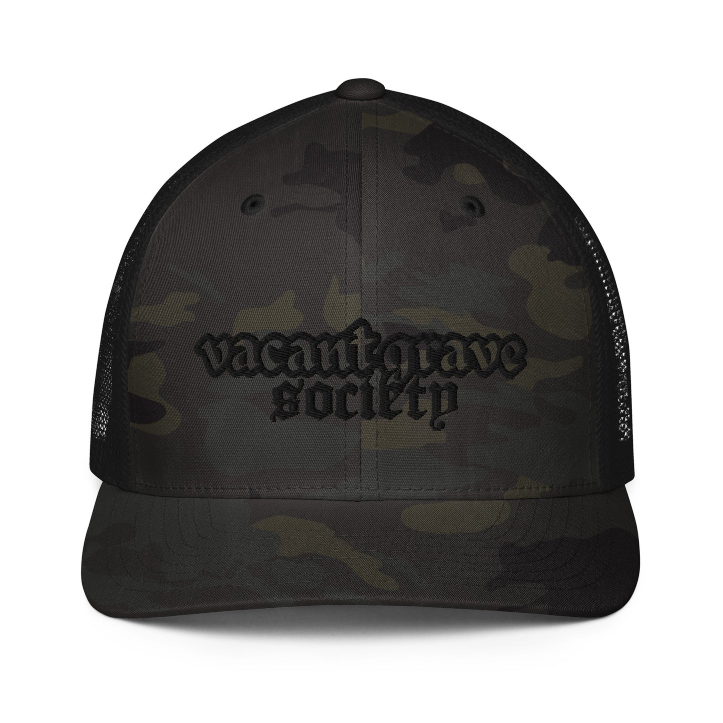 VGS - Dark Camo - Closed-back trucker cap