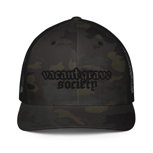 VGS - Dark Camo - Closed-back trucker cap