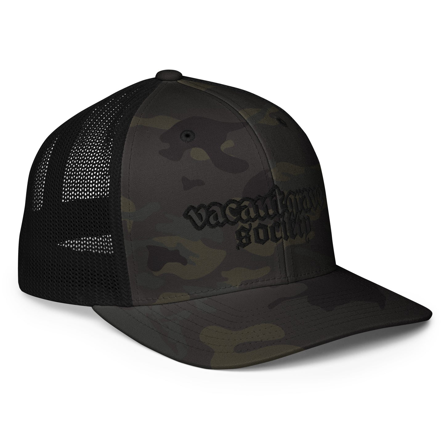 VGS - Dark Camo - Closed-back trucker cap