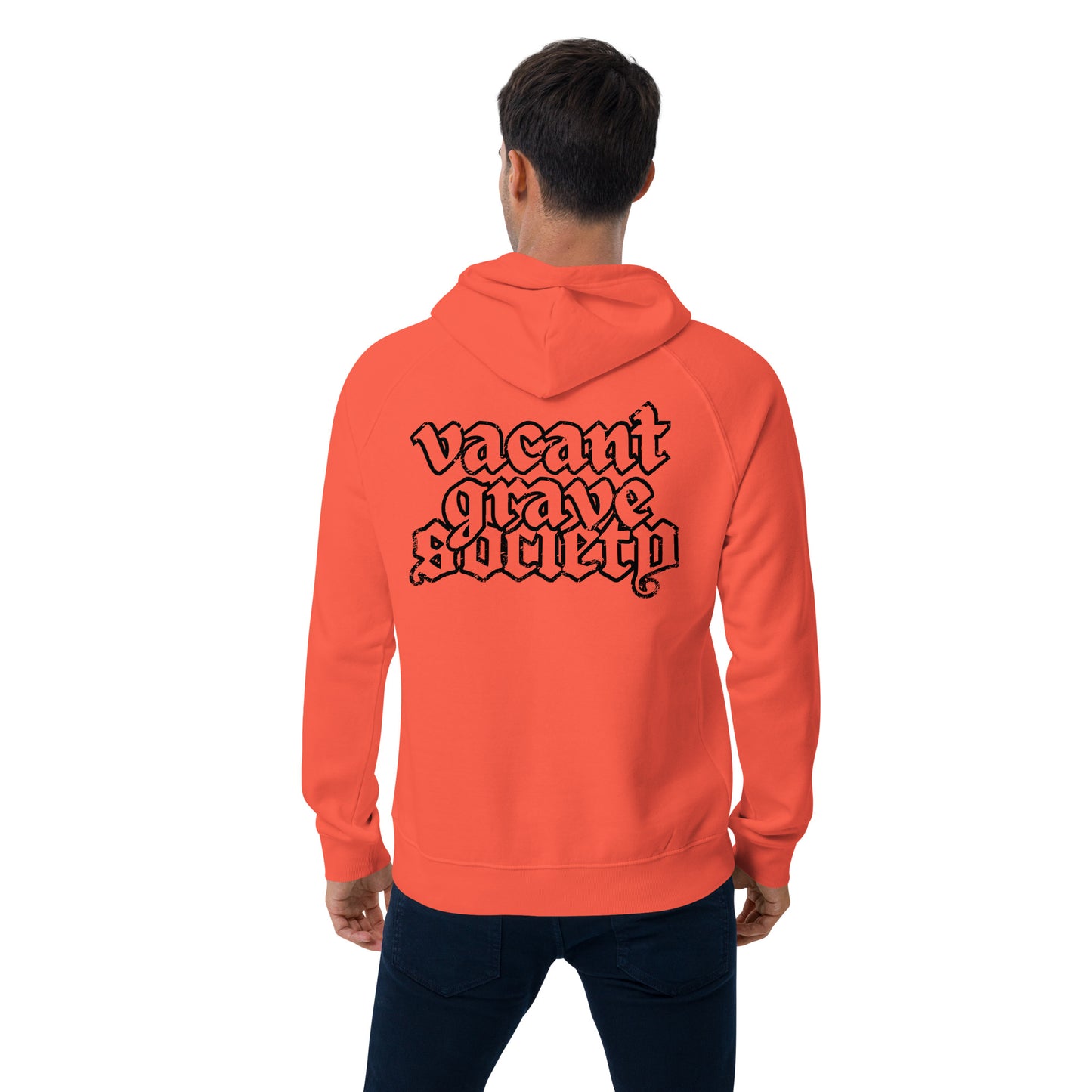 VGS - ORANGE - Unisex eco raglan hoodie