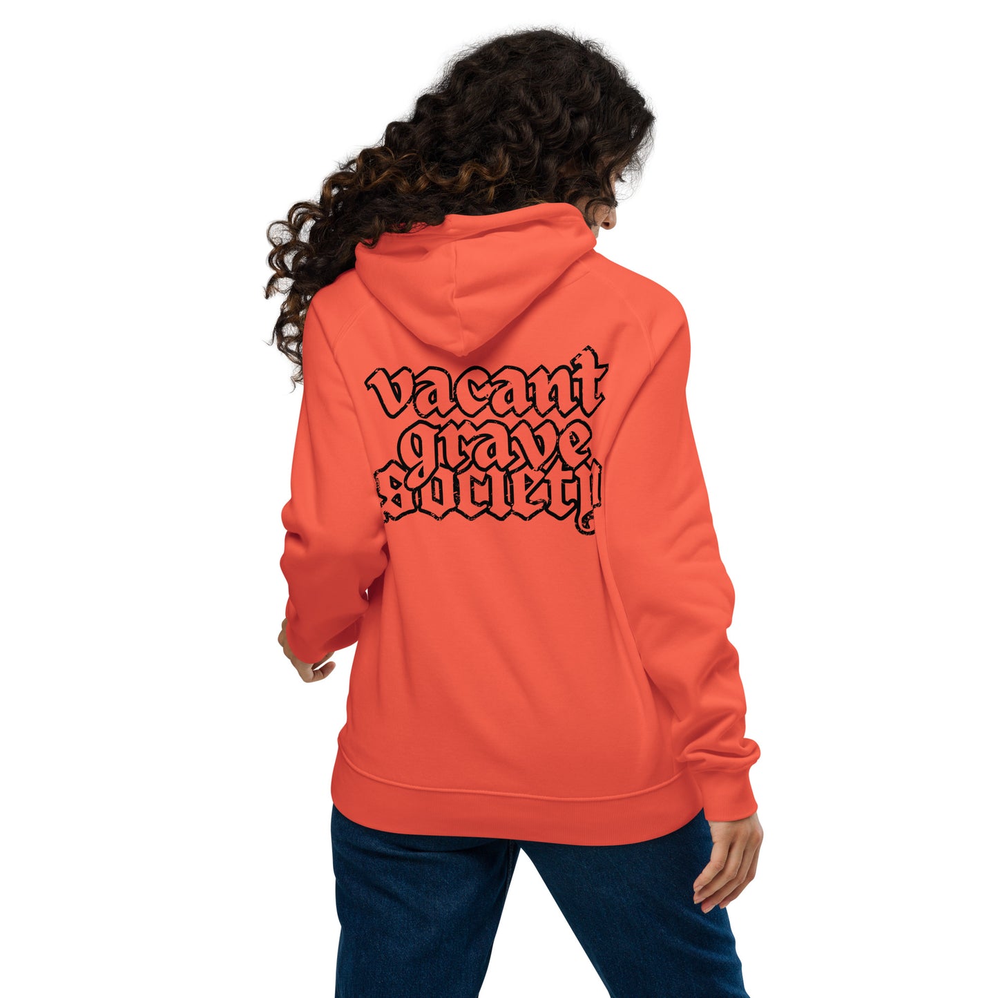 VGS - ORANGE - Unisex eco raglan hoodie