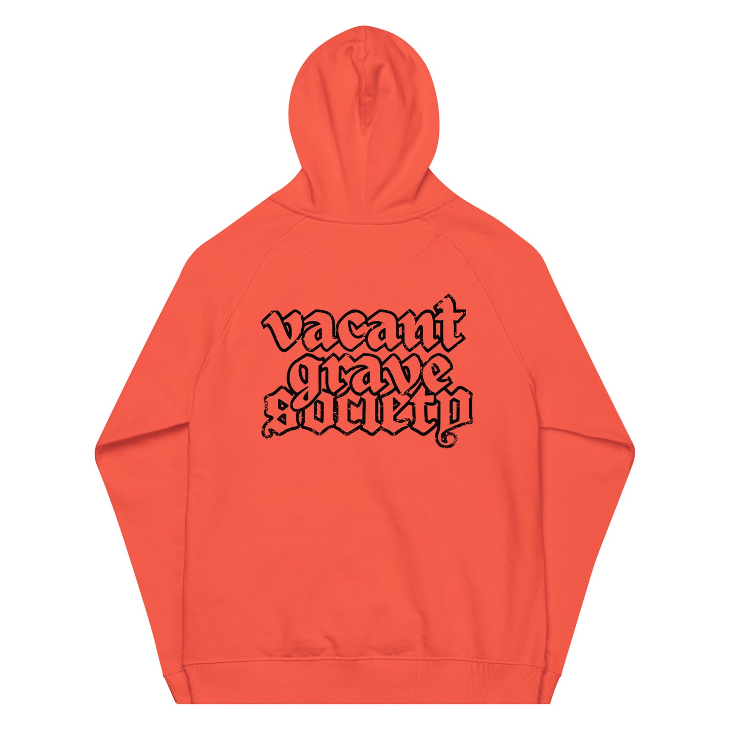 VGS - ORANGE - Unisex eco raglan hoodie