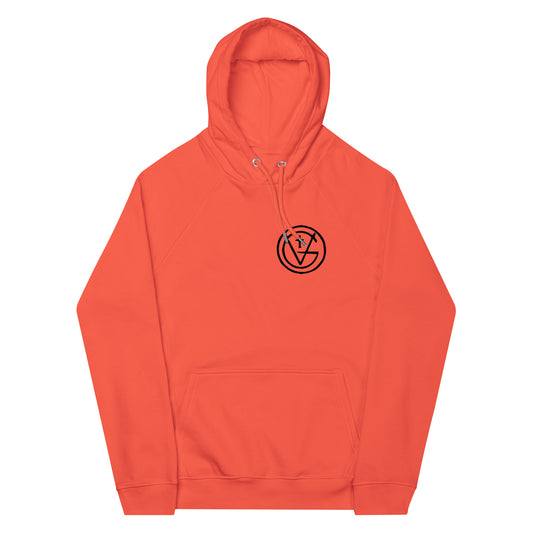 VGS - ORANGE - Unisex eco raglan hoodie