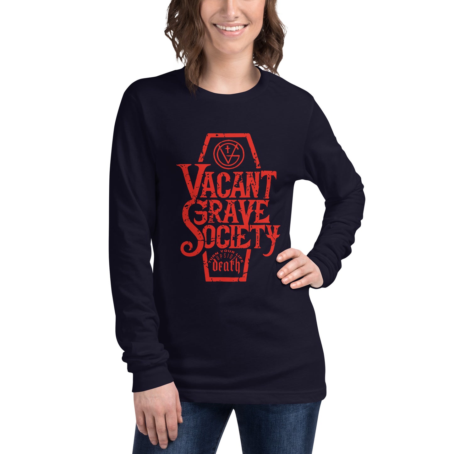 VGS - UPSIDE DEATH - Unisex Long Sleeve Tee