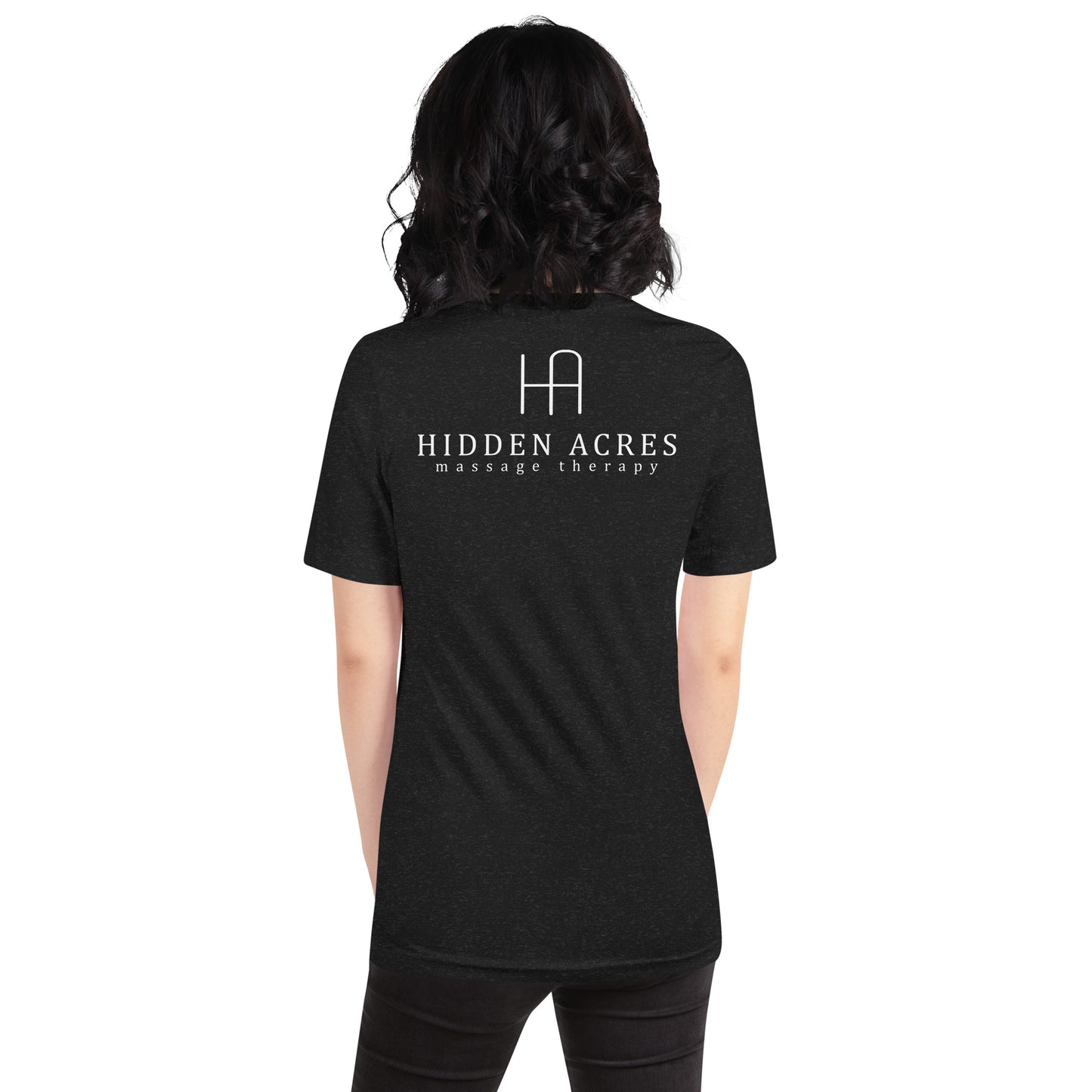 Hidden Acres Massage Therapy Logo - Black